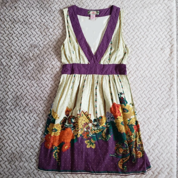 Cotton Floral Summer Dress - Picture 1 of 3
